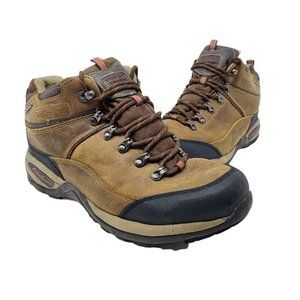 Eddie Bauer Bradley Waterproof Mid Hiking Boots Men's 9.5 M Brown Leather Trail